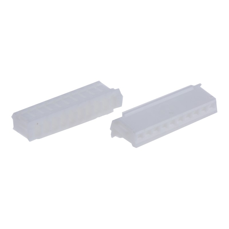 10 pcs - JST, ZH Female Connector Housing, 1.5mm Pitch, 10 Way, 1 Row Side Entry, Top Entry