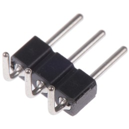 5 pcs - Preci-Dip Right Angle Through Hole Pin Header, 3 Contact(s), 2.54mm Pitch, 1 Row(s), Unshrouded