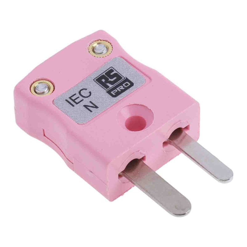 1 pcs - RS PRO In-Line Thermocouple Connector for Use with Type N Thermocouple, Miniature Size, IEC Standard