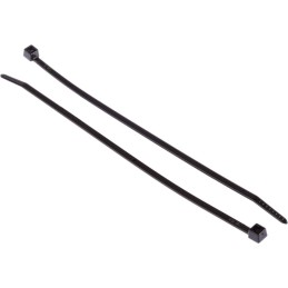 1 Bag of 100 - HellermannTyton Cable Tie, 175mm x 4 mm, Black Polyamide 6.6 (PA66), Pk-100