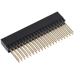 1 pcs - HARWIN Straight Through Hole Mount PCB Socket, 40-Contact, 2-Row, 2.54mm Pitch, Solder Termination