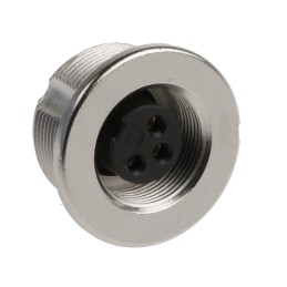 1 pcs - binder Circular Connector, 3 Contacts, Panel Mount, M9 Connector, Socket, Female, IP67, 712 Series