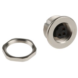1 pcs - binder Circular Connector, 3 Contacts, Panel Mount, M9 Connector, Socket, Female, IP67, 712 Series