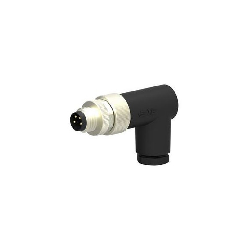 1 pcs - TE Connectivity Circular Connector, 4 Contacts, Cable Mount, M8 Connector, Plug, Male, IP67, M8 Series