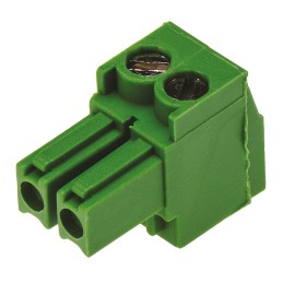 5 pcs - TE Connectivity 3.5mm Pitch 2 Way Right Angle Pluggable Terminal Block, Plug, Cable Mount, Screw Termination