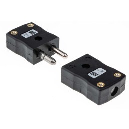 1 pcs - RS PRO In-Line Thermocouple Connector for Use with Type J Thermocouple, Standard Size, IEC Standard