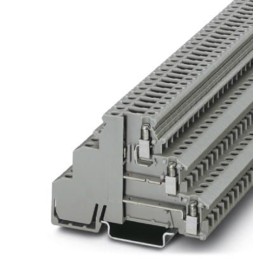 1 pcs - Phoenix Contact DIKD 1.5-TG Series Grey Feed Through Terminal Block, 2.5mm², Triple-Level, Screw Termination