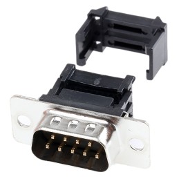 1 pcs - ASSMANN WSW 9-Way IDC Connector Plug for Cable Mount, 2-Row
