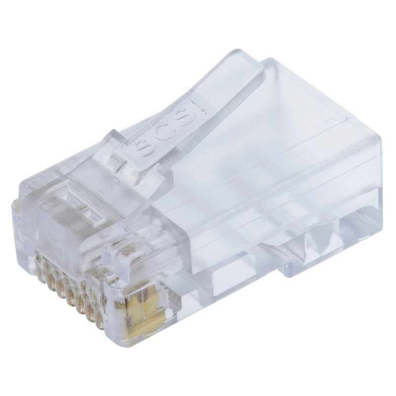 10 pcs - Bel-Stewart 943-SP Series Male RJ45 Connector, Cable Mount, Cat5