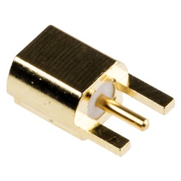 15 pcs - Molex MMCX Series, jack Edge Mount MMCX Connector, 50Ω, Solder Termination, Right Angle Body