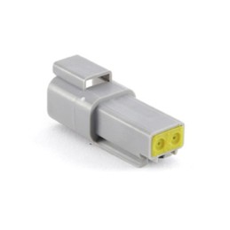 10 pcs - Amphenol Industrial, AT Automotive Connector Socket 2 Way, Crimp Termination