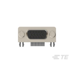 1 pcs - TE Connectivity 15 Way Right Angle D-sub Connector Socket, 2.29mm Pitch, with Boardlocks