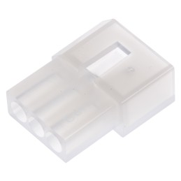 10 pcs - Molex, STANDARD .062' Male Connector Housing, 3.68mm Pitch, 3 Way, 1 Row
