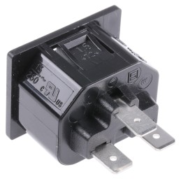 1 pcs - Schurter C13 Snap-In IEC Connector Socket, 15A, 250 V