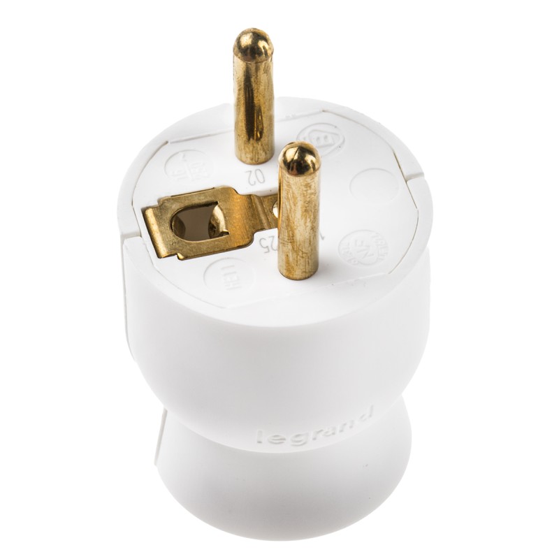 1 pcs - French Mains Connector, 16A, Cable Mount, 250 V ac