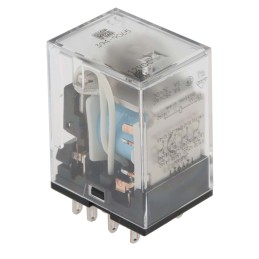 1 pcs - RS PRO Plug In Power Relay, 12V dc Coil, 5A Switching Current, 4PDT