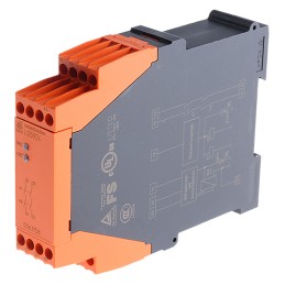 1 pcs - Dold Single-Channel Emergency Stop Safety Relay, 24V ac/dc, 2 Safety Contacts