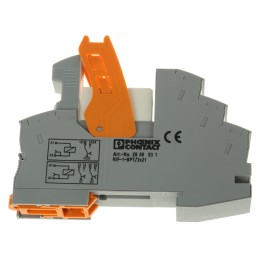 1 pcs - Phoenix Contact RIF-1-RPT-LDP-24DC/1X21 Series Interface Relay, DIN Rail Mount, 24V dc Coil, SPDT, 1-Pole, 11A Load