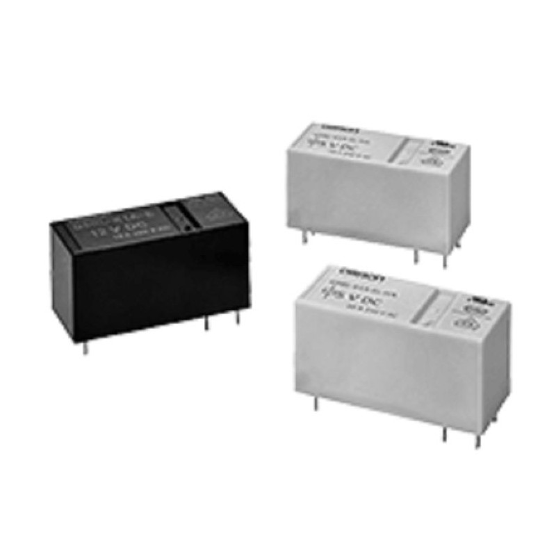 1 pcs - Omron PCB Mount Latching Power Relay, 5V dc Coil, 16A Switching Current, SPST