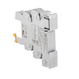 1 pcs - Phoenix Contact PLC-RPT- 24DC/21-21 Series Interface Relay, DIN Rail Mount, 24V dc Coil, DPDT, 2-Pole