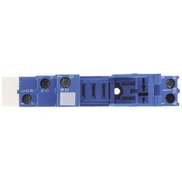 1 pcs - Finder 97 5 Pin 250V ac DIN Rail Relay Socket, for use with 46.61 and 46.52 Series Relay