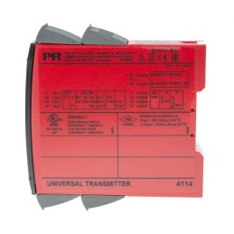 1 pcs - PR Electronics 4100 Series Universal Transmitter, Universal Input, Current, Voltage Output, 19.2 - 300 V dc,