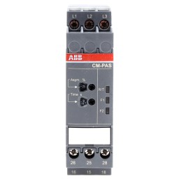 1 pcs - ABB Phase Monitoring Relay, 3 Phase, DPDT, 300 - 500V ac, DIN Rail