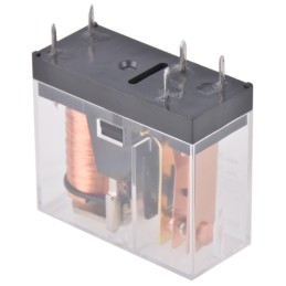 1 pcs - Omron PCB Mount Power Relay, 24V ac Coil, 10A Switching Current, SPST