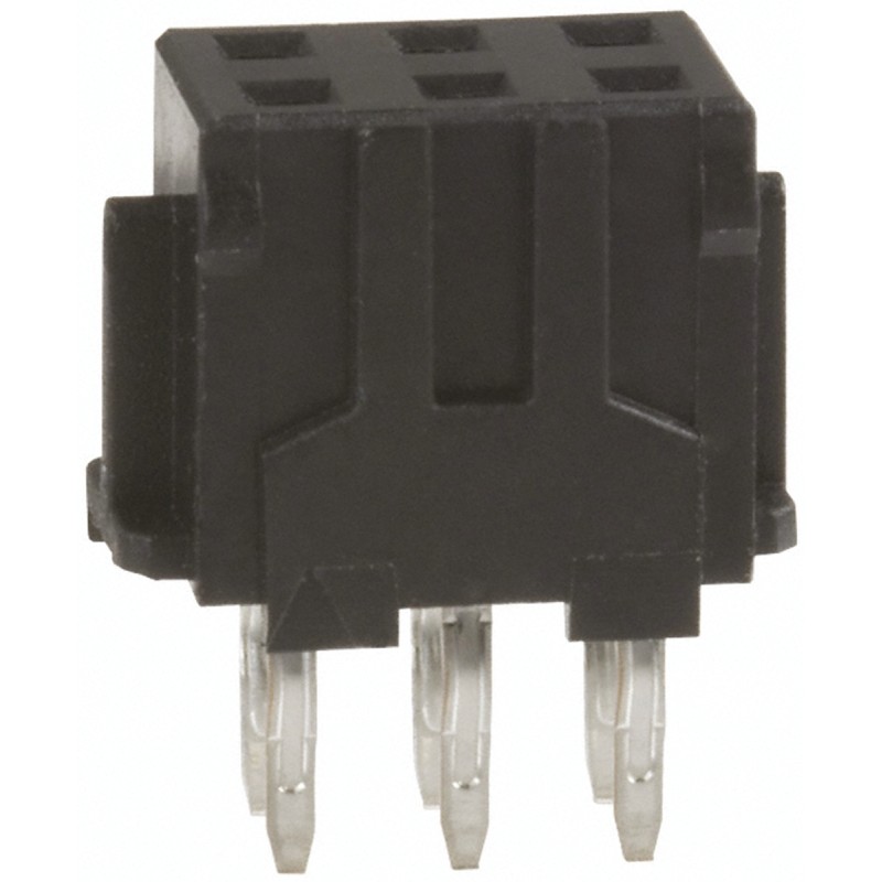 10 pcs - Hirose DF11 Series Straight Through Hole Mount PCB Socket, 6-Contact, 2-Row, 2.0mm Pitch, Solder Termination