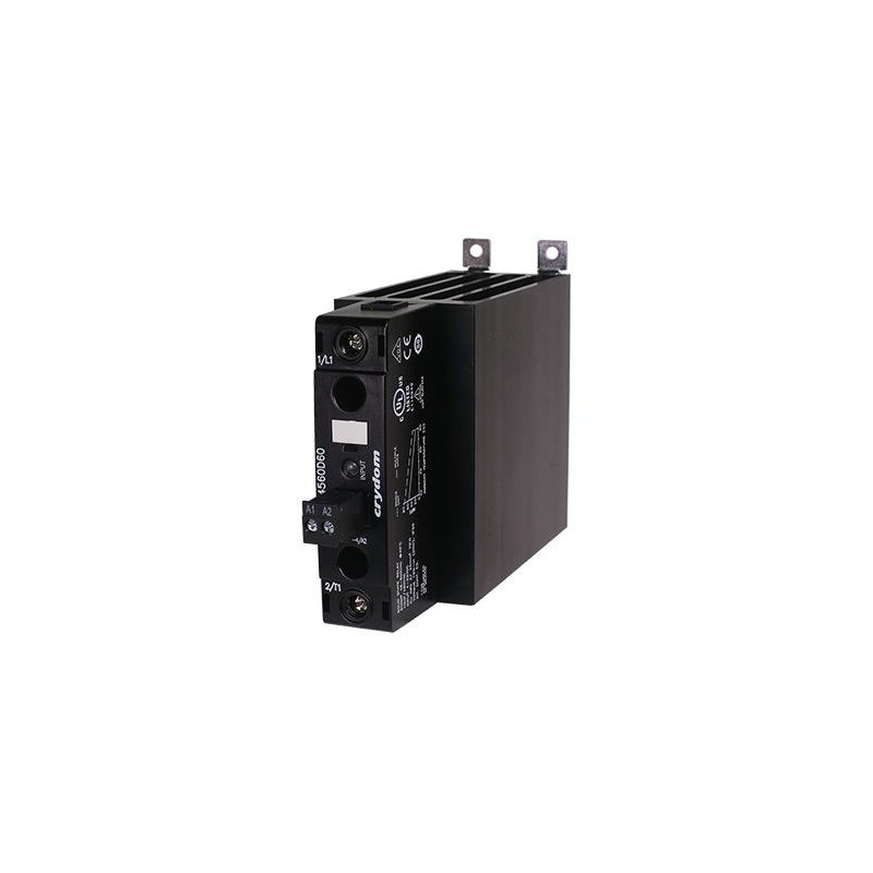 1 pcs - Sensata / Crydom DR45 Series Solid State Relay, 60 A Load, DIN Rail Mount, 600 V ac Load