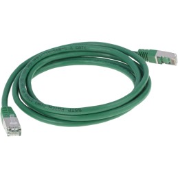 1 pcs - RS PRO Cat6 Male RJ45 to Male RJ45 Ethernet Cable, S/FTP, Green PVC Sheath, 2m