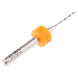 1 pcs - Fortex Carbide PCB Drill Bit, 0.8mm Diameter