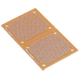 1 pcs - Matrix Board FR1 1mm Holes, 2.54 x 2.54mm Pitch, 91 x 45 x 1.6mm