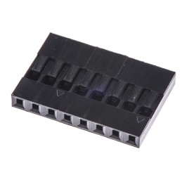 10 pcs - HARWIN, M20-10 Female Connector Housing, 2.54mm Pitch, 8 Way, 1 Row