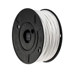 1 Reel of 100 M - RS PRO White 3.3 mm² Hook Up Wire, 12 AWG, 37/0.32 mm, 100m, Polyamide Insulation