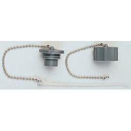 1 pcs - Amphenol Socapex SL 61 Socket Dust Cap, Shell Size 30, Aluminium