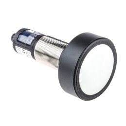 1 pcs - BALLUFF Ultrasonic Barrel-Style Proximity Sensor, M30 x 1.5, 600 - 8000 mm Detection, Analogue Output, 9