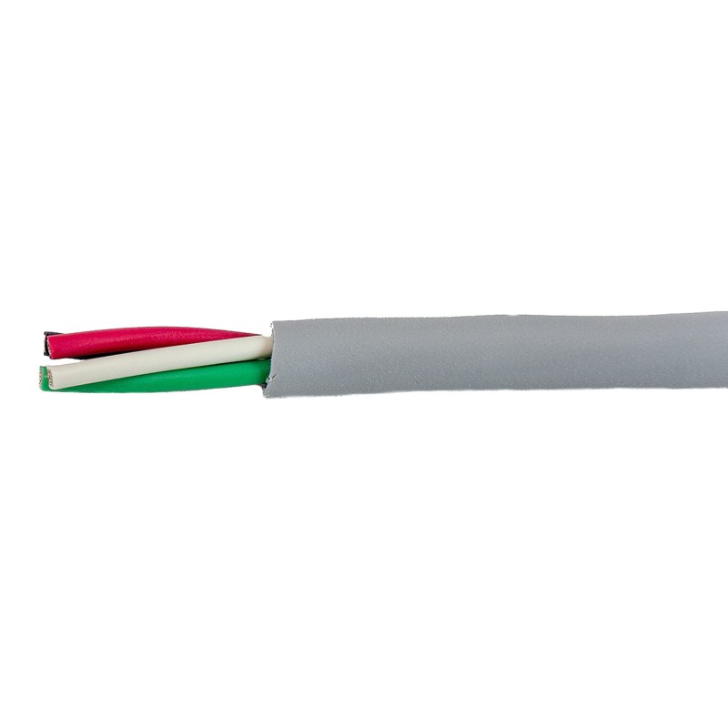 1 Reel of 30 M - Alpha Wire EcoCable Mini Control Cable, 4 Cores, 0.09 mm², ECO, Unscreened, 30m, Grey mPPE Sheath, 28 AWG