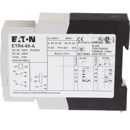 1 pcs - Eaton Eaton Moeller Series DIN Rail Mount Timer Relay, 24 - 240V ac/dc, 1-Contact, 0.05s - 100h, SPDT