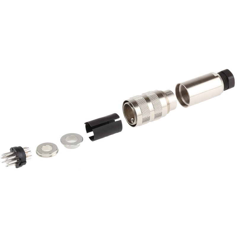 1 pcs - binder Circular Connector, 8 Contacts, Cable Mount, Miniature Connector, Socket, Male, IP67, 423 Series