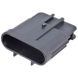 10 pcs - Delphi, GT 150 Automotive Connector Plug 6 Way, Crimp Termination