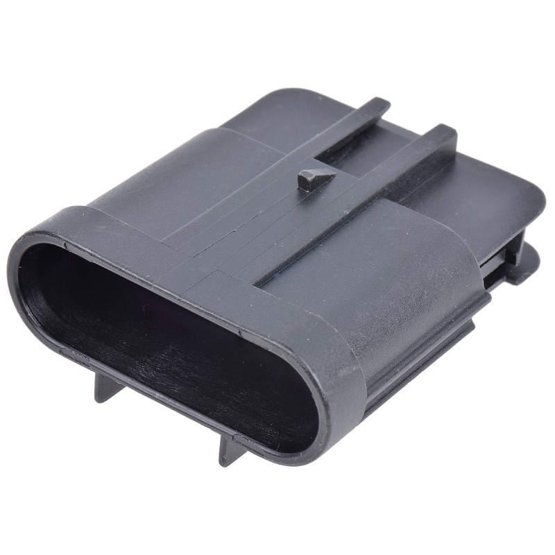 10 pcs - Delphi, GT 150 Automotive Connector Plug 6 Way, Crimp Termination