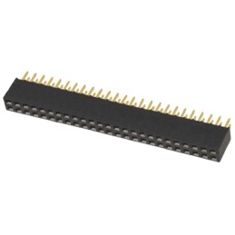 1 pcs - Samtec SSQ Series Straight Through Hole Mount PCB Socket, 50-Contact, 2-Row, 2.54mm Pitch, Solder Termination