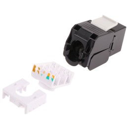 1 pcs - Roline Cat6a RJ45 16 Port Keystone Jack, UTP Shielding