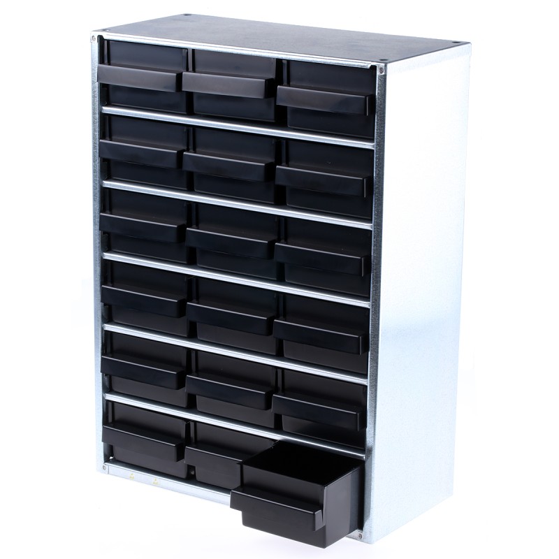1 pcs - Raaco 18 Drawer ESD Cabinet, 240 x 307 x 146mm