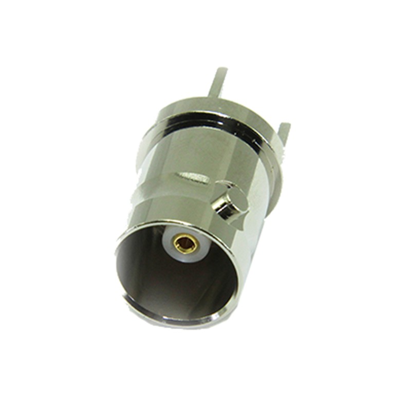 1 pcs - COAX Connectors, jack PCB Mount BNC Connector, 75Ω, Through Hole Termination, Straight Body