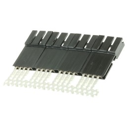 10 pcs - TE Connectivity 4-Way IDC Connector Plug for Cable Mount, 1-Row
