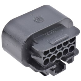 10 pcs - Delphi, GT 150 Automotive Connector Socket 10 Way, Crimp Termination