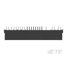 1 pcs - TE Connectivity MULTI-BEAM XLE Series Vertical PCB Mount Heavy Duty Power Connector, 40-Contact, 4-Row, 2.54 mm, 5.08