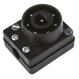 1 pcs - Bulgin Power Connector Cable Mount Plug, 8, Screw Down Termination, 6A, 250 V ac